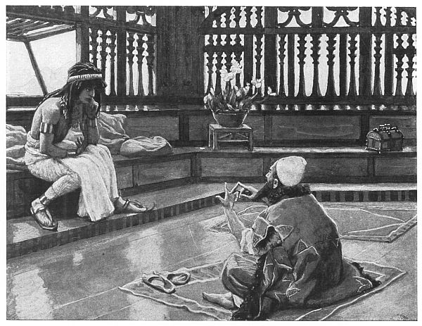 Joseph Converses with Judah, his Brother Painted by J. James Tissot
