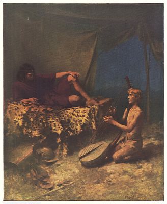 Saul and David Painted by W. L. Taylor