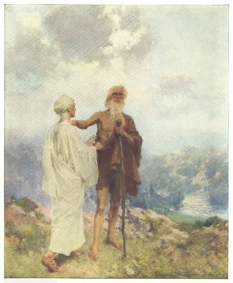 The Parting of Elijah and Elisha Painted by W. T. Taylor