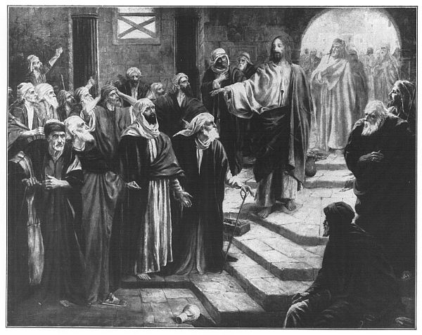 Christ in the Temple Painted by C. A. Slade