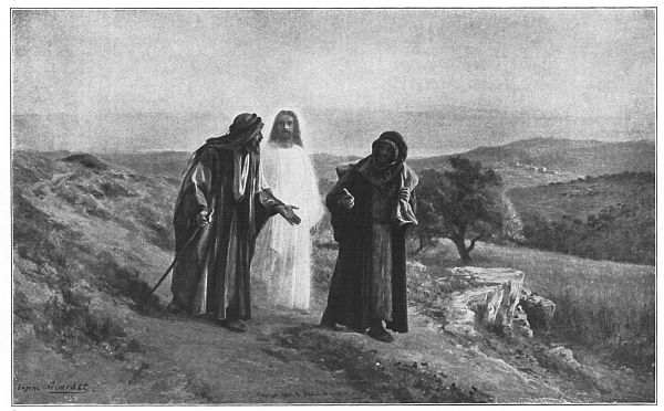 The Walk to Emmaus Painted by Eugène Girardet